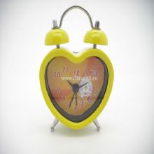 heart-sharp metal twin-bell alarm clock China