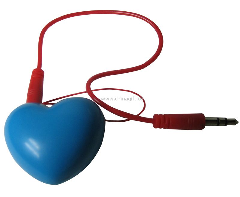 Mini li-ion heart speaker