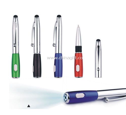 Touch ball pen for Iphone w/light in the top