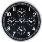 World Time Metal Frame Clock with 5 time zones small pictures