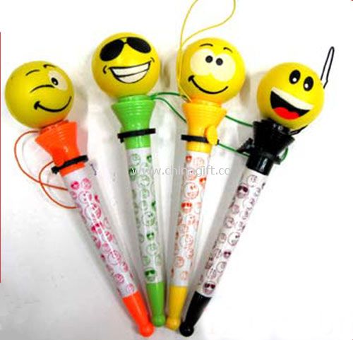Smile face ball pen