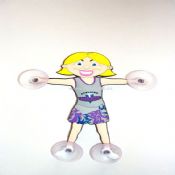 Suction cup figurine