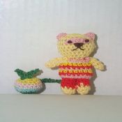 Crocheting bear toys