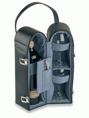 Split Leather Wine Carrier images