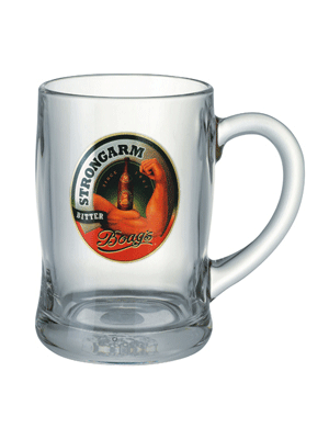 Benidorm Glass Beer Mug 450ml