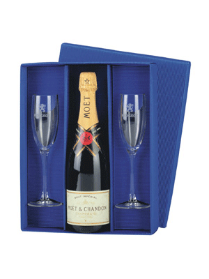 Champagne Gift Set Blue Wave