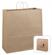 Store brune Kraft Bag images