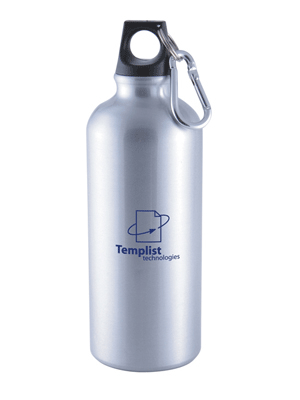 Botella de agua de aluminio aventurero