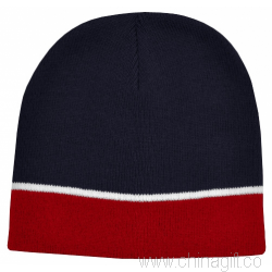 Acrylic Beanie Two Tone with Piping