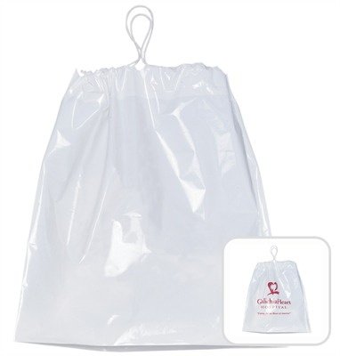 Pamut Húzózsinóros műanyag táska