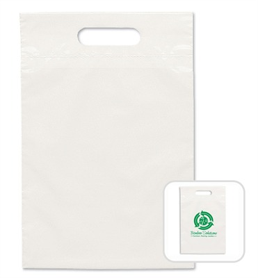 Small Eco Die Cut Plastic Bag