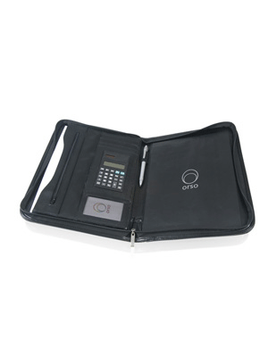 Koeskin Zip redonda cartera/calculadora