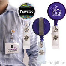 Retractable Name Badge Holder With Metal Clip images