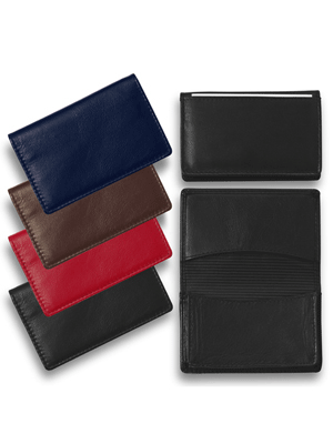 Deluxe Leather Business Card Holder