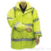 High Visibility Safety Windbreaker ANSI Compliant images