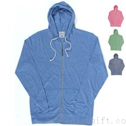 Vintage Twisted Slub Jersey Full Zip Hood