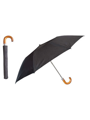 The Genesis Wooden Hook Handle Umbrella