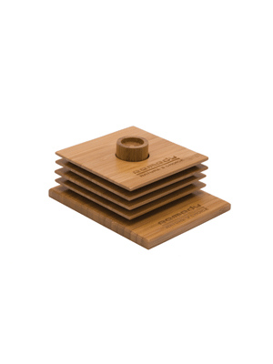 Bamboo Coaster Set (Engraved On Base/1 Position)