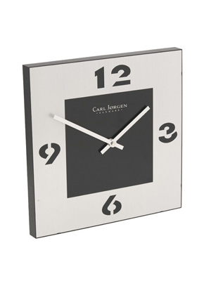 Relógio de parede Carl Jorgan Designer quadrado