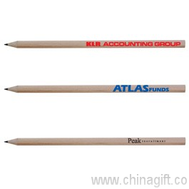 Lápis de madeira comprimento total afiado