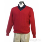 Mens 100% wol Pullover V-Neck small picture