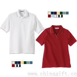 Jersey Cotton Polo skjorter med blyant striper