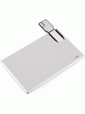 Carte de crédit mince en aluminium USB Flash Drive images