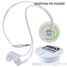 Retentor de cabo de fone de ouvido Clip magnético
