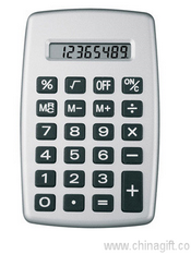 Calcolatrice con una tastiera di gomma grande images