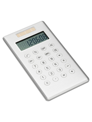 Calculatrice de poche Slimline