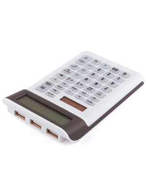 Teclado e USB calculadora