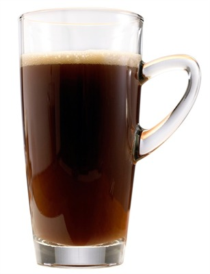 Traditionellen Irish Coffee Glas