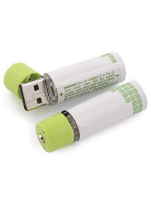 Flip AA USB baterie