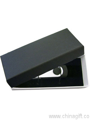 Caixa de presente preta USB