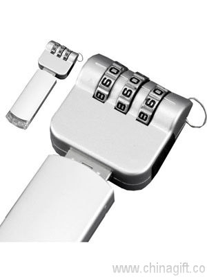 قفل USB--الفضة