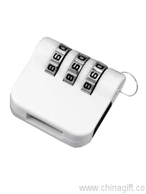 قفل USB-أبيض