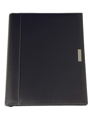 Oxford Leather Zippered Compendium