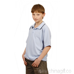 Çocuklar CoolDry Raglan kontrast Polo gömlek