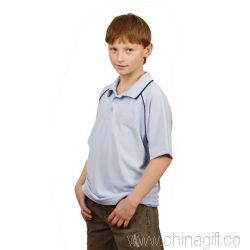 Camicia di Polo di bambini CoolDry Raglan contrasto