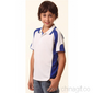 Copii de Contrast Polo cu maneca panouri small picture