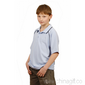 Camicia di Polo di bambini CoolDry Raglan contrasto small picture