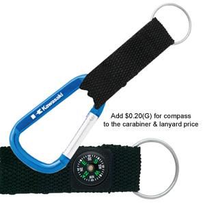 Carabiner with Blank Lanyard