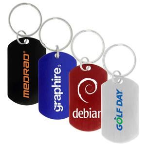 Dog Tag Key Chain