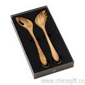 Salt And Pepper Timber Salad Servers images