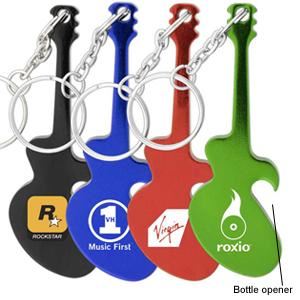 Porte-clés promotionnels guitare