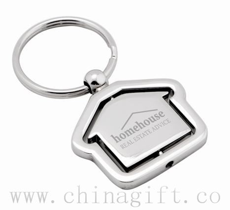 Werbe beweglichen Haus Keyring