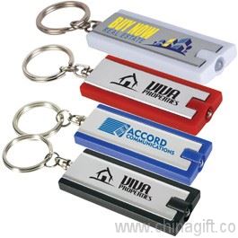 Keytag مستطیل شکل چراغ قوه