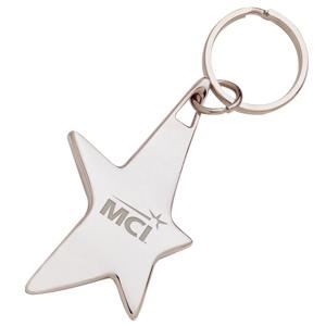 The Silver Stella Key Chain