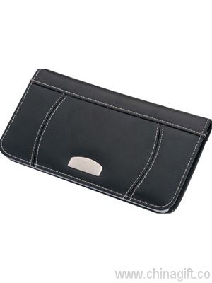 Bonded leather business card holder