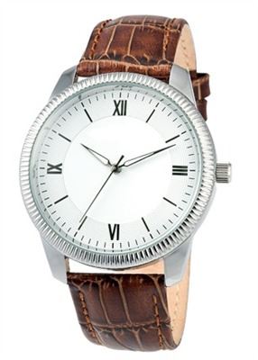 Brown Leather Men's Watch